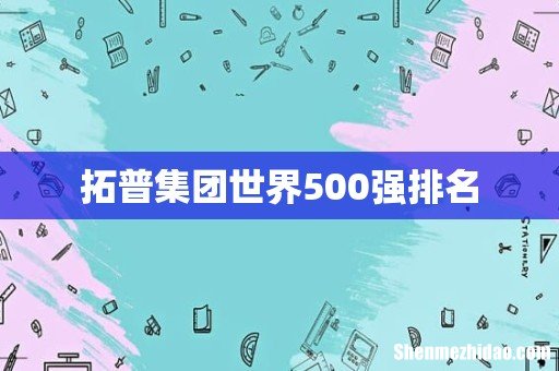 拓普集团世界500强排名