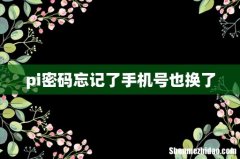 pi密码忘记了手机号也换了