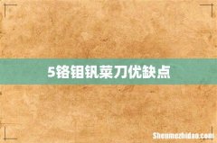 5铬钼钒菜刀优缺点