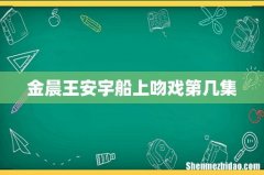 金晨王安宇船上吻戏第几集