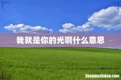 我就是你的光啊什么意思