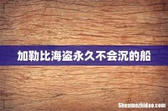 加勒比海盗永久不会沉的船