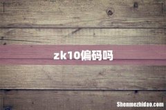 zk10偏码吗