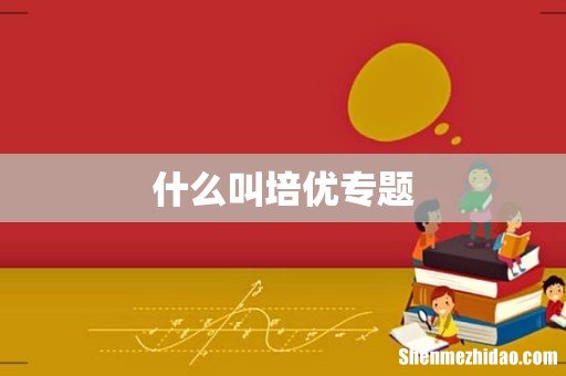 什么叫培优专题