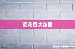 菊花香大结局