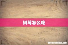 树莓怎么吃