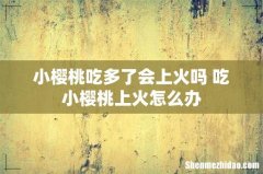 小樱桃吃多了会上火吗 吃小樱桃上火怎么办