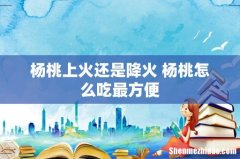杨桃上火还是降火 杨桃怎么吃最方便