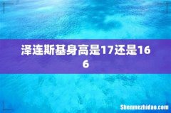 泽连斯基身高是17还是166