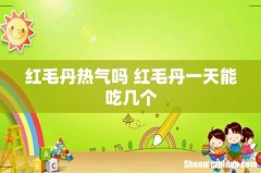 红毛丹热气吗 红毛丹一天能吃几个