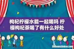 枸杞柠檬水能一起喝吗 柠檬枸杞茶喝了有什么好处