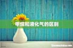 甲烷和液化气的区别
