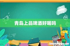 青岛上品啤酒好喝吗