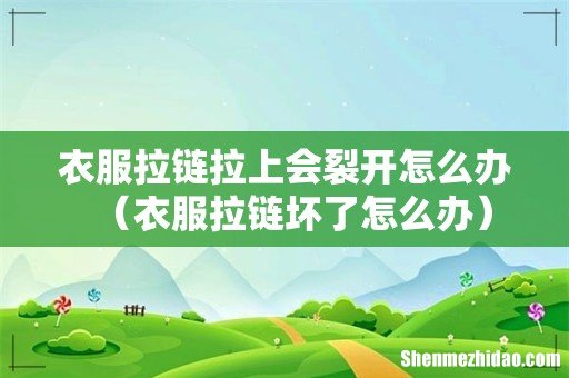 衣服拉链坏了怎么办 衣服拉链拉上会裂开怎么办