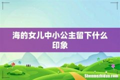 海的女儿中小公主留下什么印象