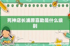 死神店长浦原喜助是什么级别