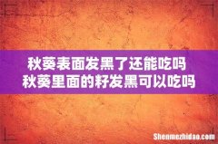 秋葵表面发黑了还能吃吗 秋葵里面的籽发黑可以吃吗