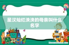 星汉灿烂泱泱的母亲叫什么名字