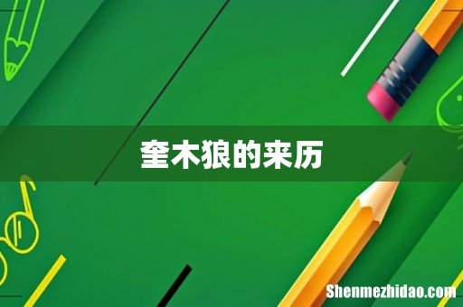 奎木狼的来历