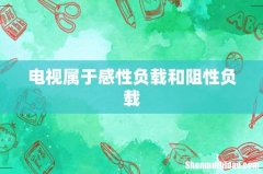 电视属于感性负载和阻性负载