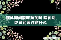 哺乳期间能吃黄芪吗 哺乳期吃黄芪要注意什么