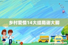 乡村爱情14大结局谢大脚