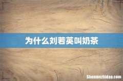 为什么刘若英叫奶茶