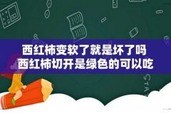 西红柿变软了就是坏了吗 西红柿切开是绿色的可以吃吗