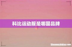 科比运动服是哪国品牌