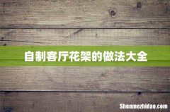 自制客厅花架的做法大全