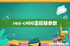 rex-c400温控器参数