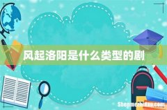 风起洛阳是什么类型的剧