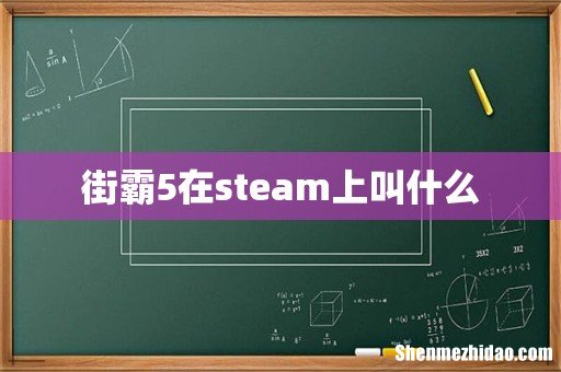 街霸5在steam上叫什么