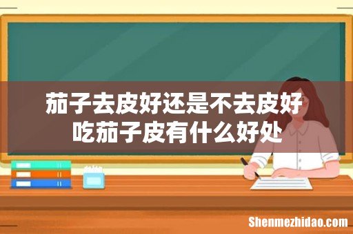 茄子去皮好还是不去皮好 吃茄子皮有什么好处
