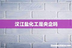汉江盐化工是央企吗