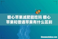糖心苹果减肥能吃吗 糖心苹果和普通苹果有什么区别