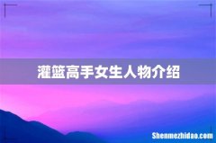 灌篮高手女生人物介绍