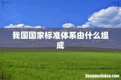 我国国家标准体系由什么组成