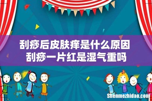 刮痧后皮肤痒是什么原因 刮痧一片红是湿气重吗