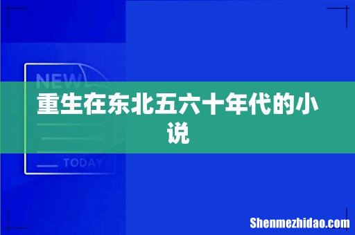重生在东北五六十年代的小说