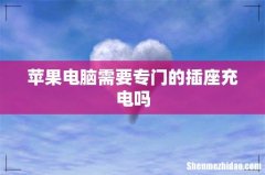 苹果电脑需要专门的插座充电吗