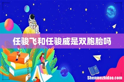 任骏飞和任骏威是双胞胎吗