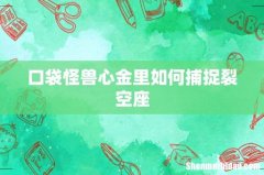 口袋怪兽心金里如何捕捉裂空座
