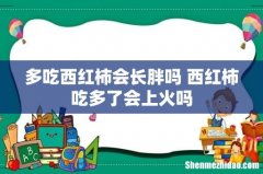 多吃西红柿会长胖吗 西红柿吃多了会上火吗