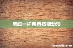 黑崎一护所有技能动漫