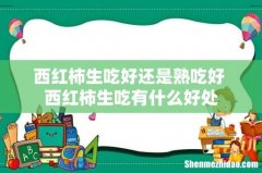 西红柿生吃好还是熟吃好 西红柿生吃有什么好处