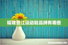 福建晋江运动鞋品牌有哪些