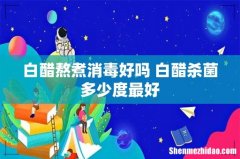 白醋熬煮消毒好吗 白醋杀菌多少度最好