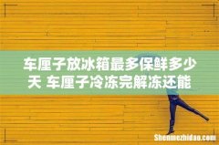 车厘子放冰箱最多保鲜多少天 车厘子冷冻完解冻还能吃吗