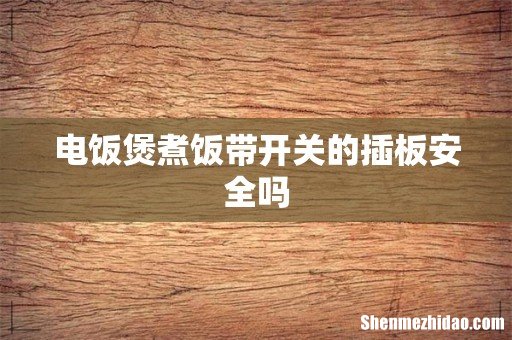 电饭煲煮饭带开关的插板安全吗